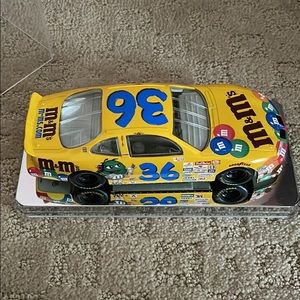 M&M’s #36 stock car w/ box and case